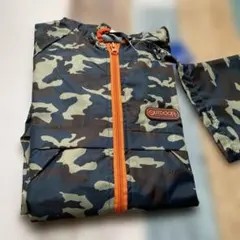 アウトドア　レインコート　迷彩　キャンプ