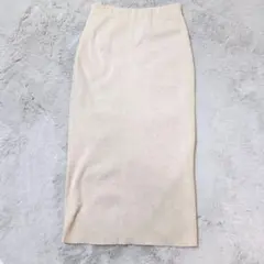 AMERICAN HOLIC ロングタイトスカート Sサイズ ベージュ系 上品