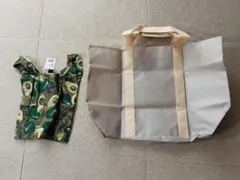 【AWESOME STORE】アボカド柄エコバッグ　と　エコバッグ　2点セット