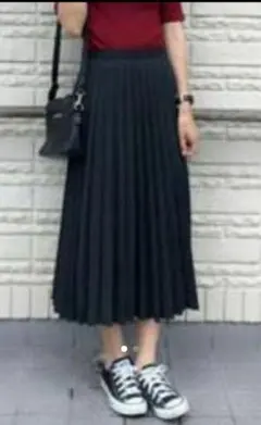 ユニクロシフォンプリーツミディスカート GU ディーホリック イエナ