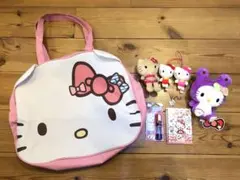 ハローキティまとめ　ぬいぐるみ　バッグ、シャチハタネーム着せ替えパーツなど