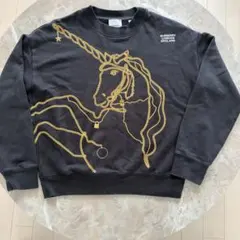 BURBERRY バーバリー スウェット トレーナー ブラック 美品 キッズのサムネイル