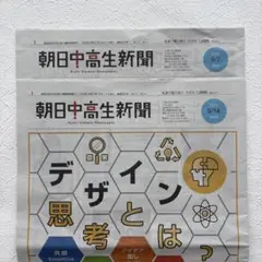 【匿名配送】朝日中高生新聞❤️《2025》9/7.14