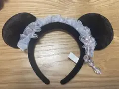 ミニー フリル ビーズ付きカチューシャ