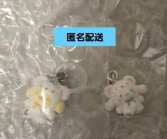 サンリオキャラクターズ　めじるしアクセサリー　ふわふわスノー　シナモン　プリン