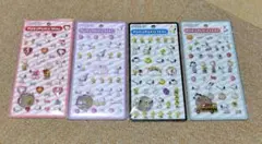 未開封 スヌーピー PEANUTS ぷくぷく立体シール 4枚セット