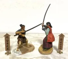 戦国英雄烈伝 フィギュア 巌流島の戦い 宮本武蔵 佐々木小次郎 セット5のサムネイル