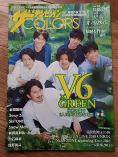 ザテレビジョンCOLORS 2018年 vol.38 GREEN V6表紙