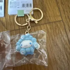 サンリオミャクミャク　パステル　シナモロール　シナモン　立体キーホルダー