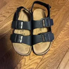 Hawkins ブラック サンダル 37