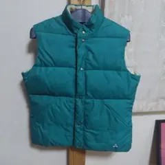 GERRY（ジェリー） ターコイズ ダウンベスト Lサイズ