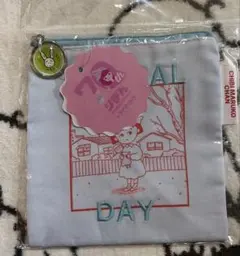 70thりぼん✖️3COINS ちびまる子ちゃんポーチ