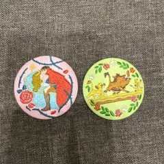 ディズニー刺繍缶バッジ　第一弾