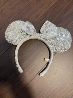 ミニーマウス風シルバーカチューシャ