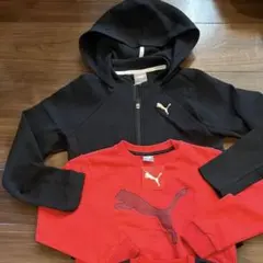 PUMA プーマ　トレーナー　パーカー　サイズ140 2点セット