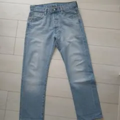 Levi's 501 デニムパンツ ライトブルー メンズ カット済み　W30のサムネイル