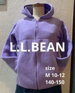 llbean kids ポーラテックフリース　フード付き　140
