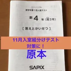2025年最新】sapix 入室テストの人気アイテム - メルカリ