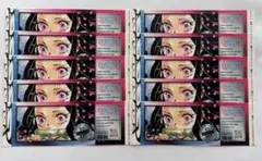 最安値　鬼滅の刃 最強ジャンプ チケット風ステッカー 竈門禰豆子10枚