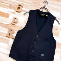 美品 ウィアードWeirdo 黒 ベスト ジレ - メルカリ