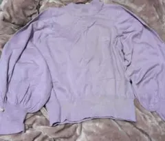 earth music&ecology 薄紫 バルーンニット