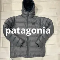 FA13 パタゴニア　ハイロフトダウンセーター　フーディ　M ニッケル　シルバー