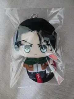 ちびぬいマスコット 進撃の巨人 リヴァイ ぬいぐるみ ちびぬいのサムネイル