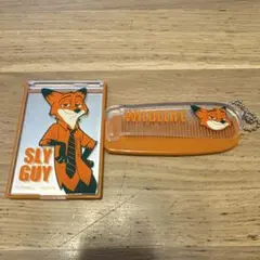 ニック・ワイルド ミラーとコームセット