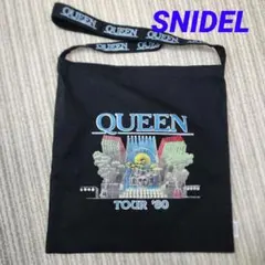 【美品】SNIDEL feat. QUEENコレクション トートバッグ ブラックのサムネイル