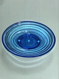 ブルー クリア プレート 皿 インテリア　専用