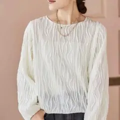 GRL シアートップス 白
