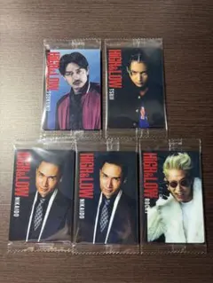 HIGH&LOW ウエハース 鈴木昂秀 橘ケンチ 黒木啓司 青柳翔 5枚セット