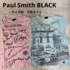 Paul Smith BLACKロンドンプリントTシャツ 2枚セット【840】のサムネイル