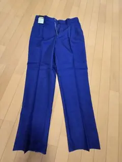 青色 ワークパンツ