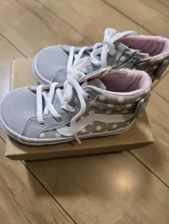 【新品】Vans ドット柄 リボン付き ハイカットスニーカー