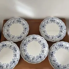 ナルミチャイナ　ディナー皿5枚セット