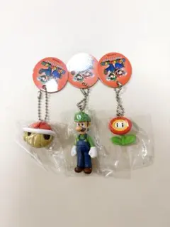 スーパーマリオ マスコットキーホルダー 3種セット