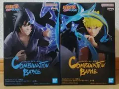 【送料込、匿名配送】NARUTO うちはサスケ＆うずまきナルト フィギュアセット