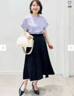 美品　GU ドレープキュロッツ　S ブラックのサムネイル