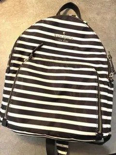 【kate spade】ケイト・スペード　リュック　ボーダー