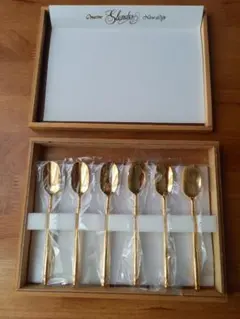 スプーンセット 6本 木箱入り　カトラリー