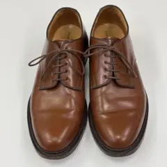 美品！REGAL/リーガル メンズ 25cm EE ブラウン 茶 プレーントゥ ガラスレザー REGAL リーガル メンズ レザースニーカー SIZE 25cm NC3L 189W