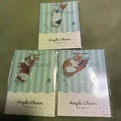 mofusamdのアクリルチャーム 3個セット