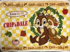 チップとデール チェック柄ブランケット