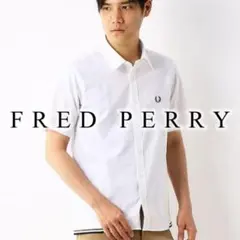 1美品定価1.5万 フレッドペリー Panelled Rib HemShirtのサムネイル