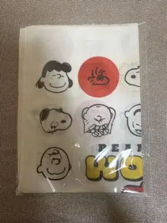 スヌーピー 手ぬぐい フェイス柄 PEANUTS