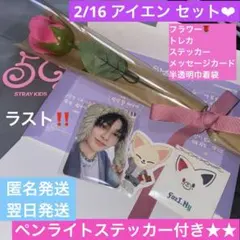 stayzone straykids ペンミ 16日 特典 トレカ アイエン