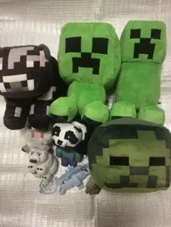 マイクラ ぬいぐるみ まとめ売り 8点 マインクラフト - メルカリ