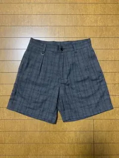 SOPHNET. GLEN CHECK 1TUCK WIDE SHORTS Sのサムネイル