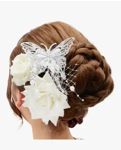 和風 髪飾り 浴衣 卒業式 成人式 和装 結婚式胡蝶 ヘアアクセサリー